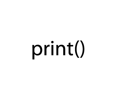 Funkcja print()